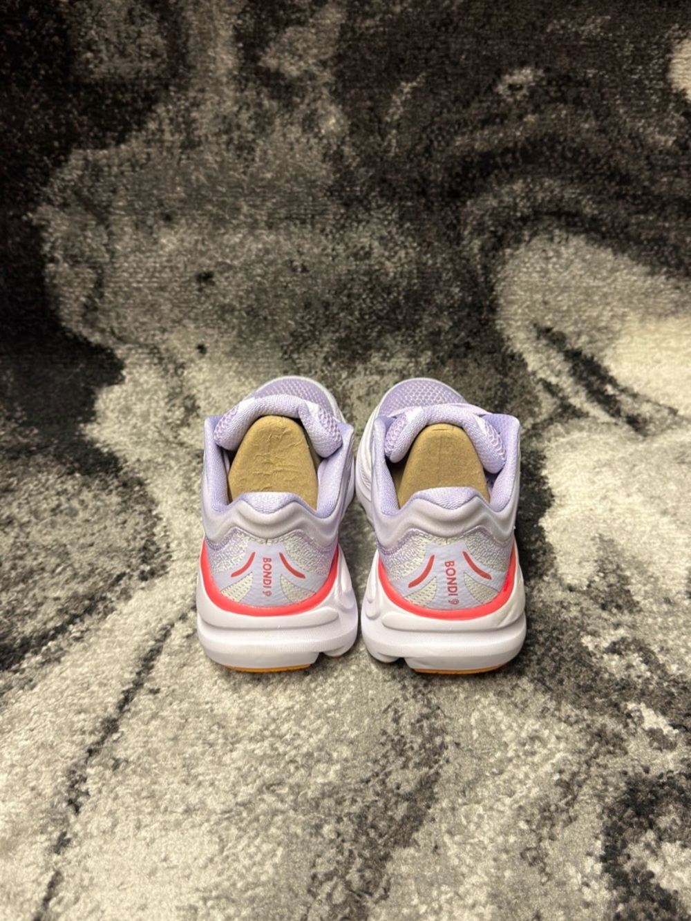 Hoka Bondi 9 Purple White Womens Size 6.5 or 7.5 - Picture 4 of 6